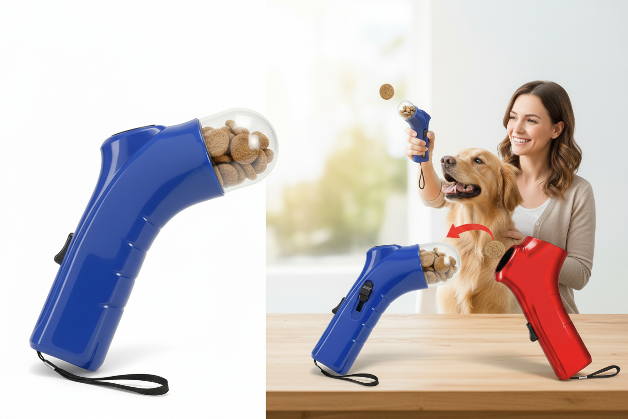 Catapulta snack per cani - gioco ricompensa e attività fisica