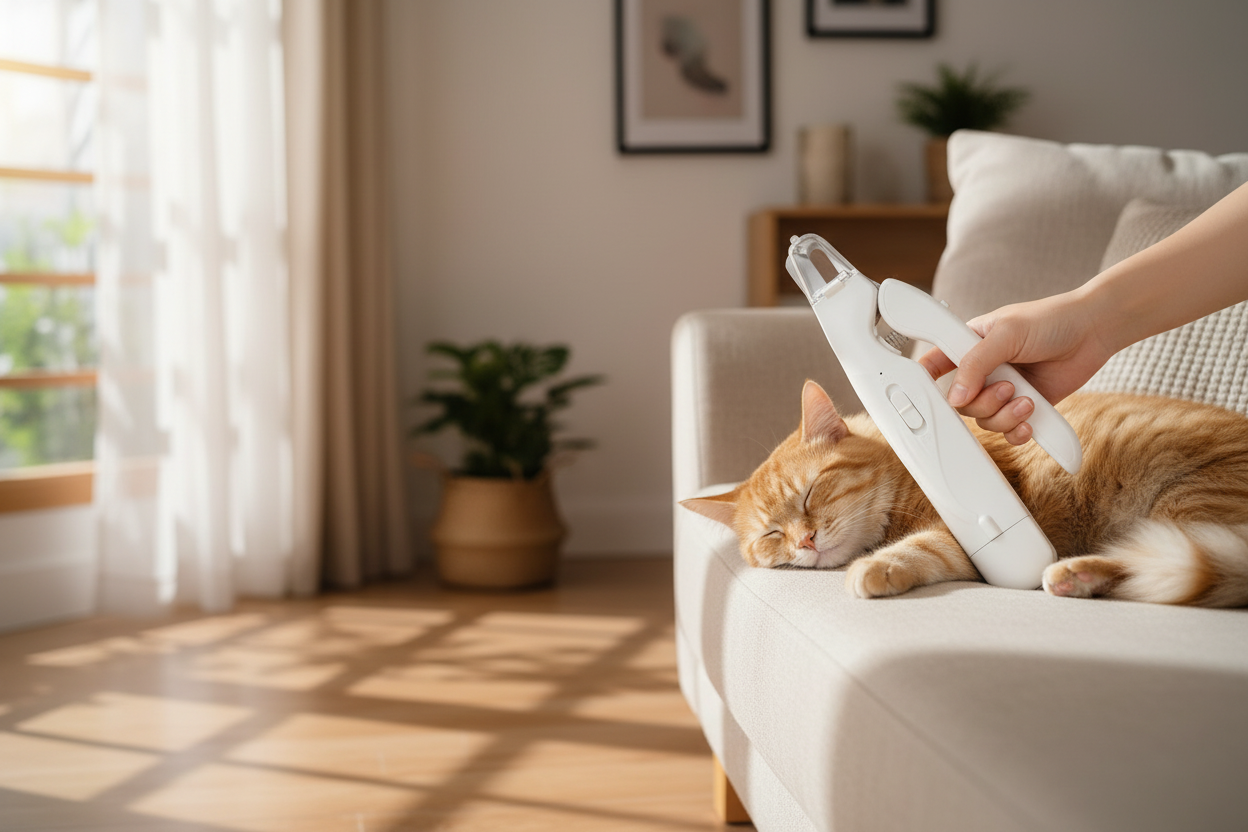 Kit toelettatura professionale - smerigliatrice unghie LED per animali domestici