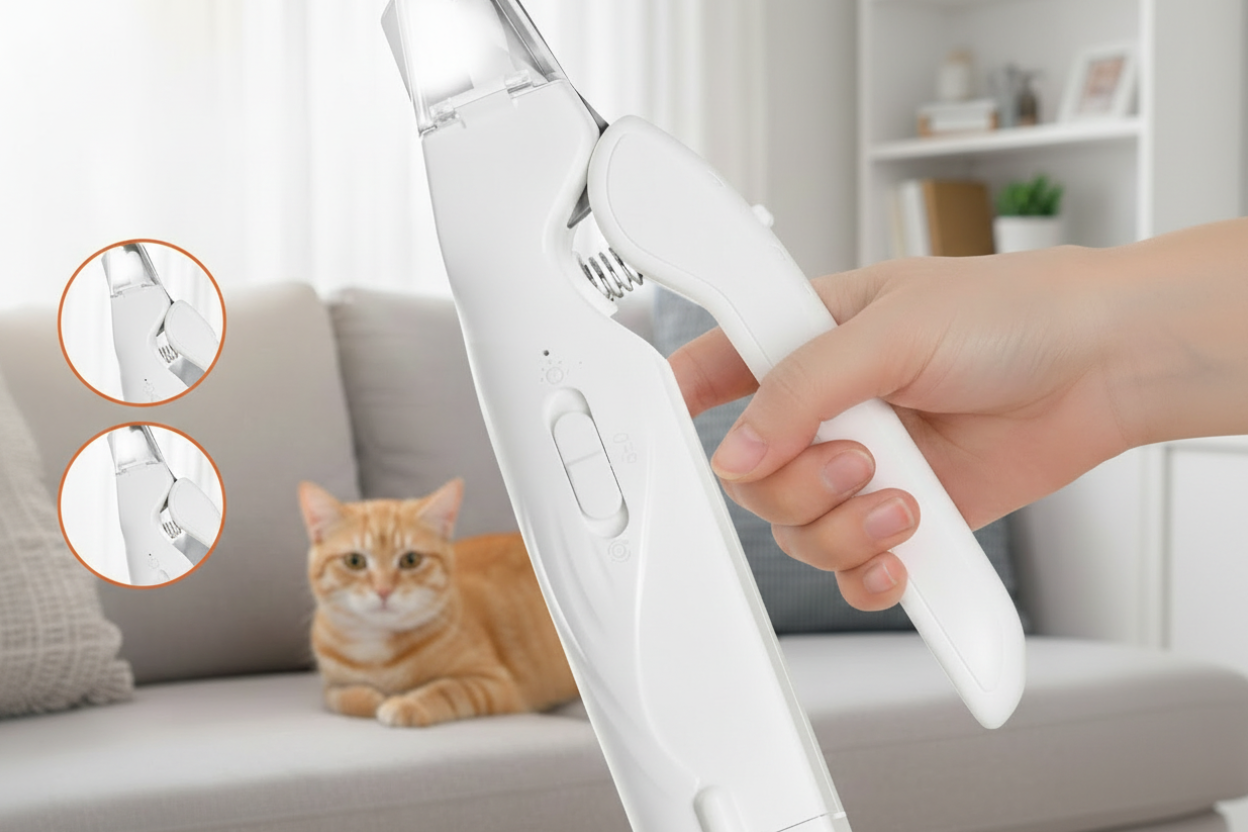 Lima unghie professionale per cani e gatti - design ergonomico