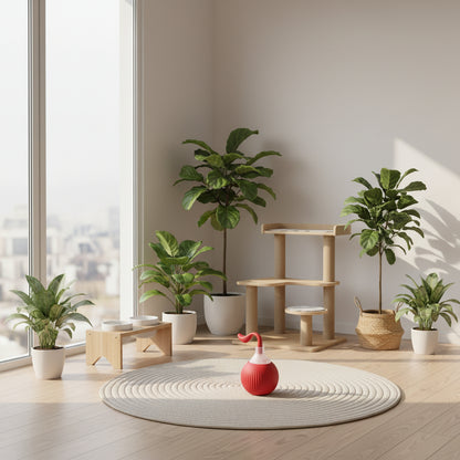 Palla Giocattolo Interattiva per Gatti - Super Drive Rolling Ball Automatica