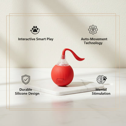 Palla Giocattolo Interattiva per Gatti - Super Drive Rolling Ball Automatica